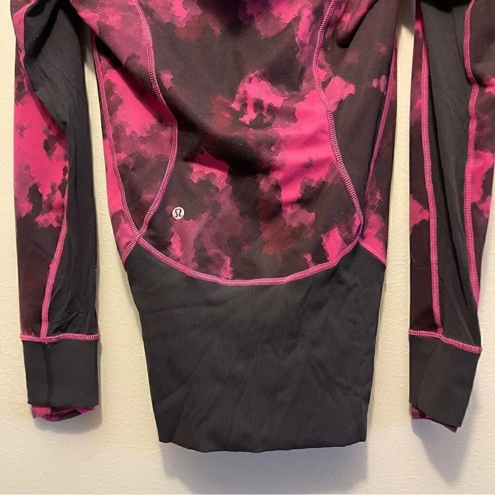 Lululemon zip up jacket with hood size 6